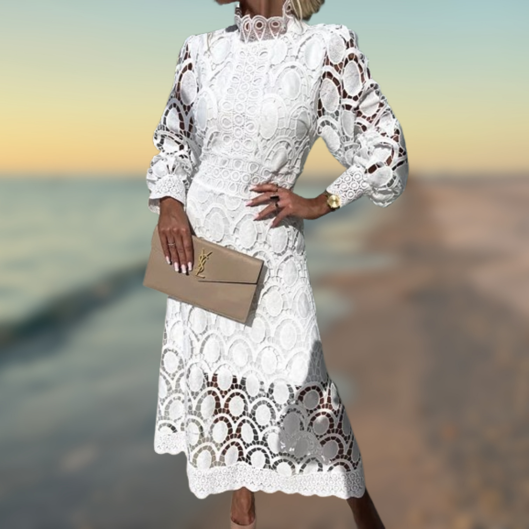 Samanta™ | Abito romantico effetto pizzo