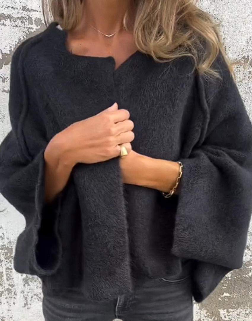 Isella™ | Cappotto in Maglia di Lusso