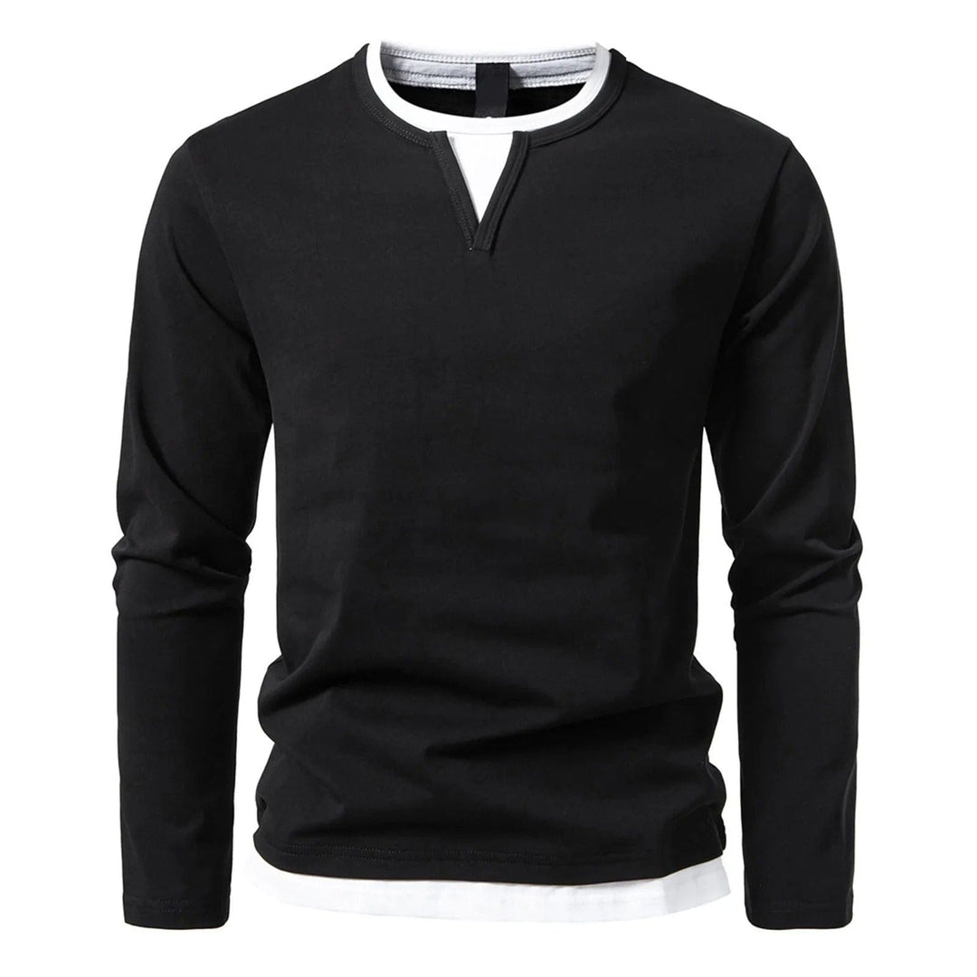 Fabrizio | Maglia Henley a manica lunga