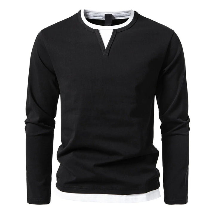 Fabrizio | Maglia Henley a manica lunga