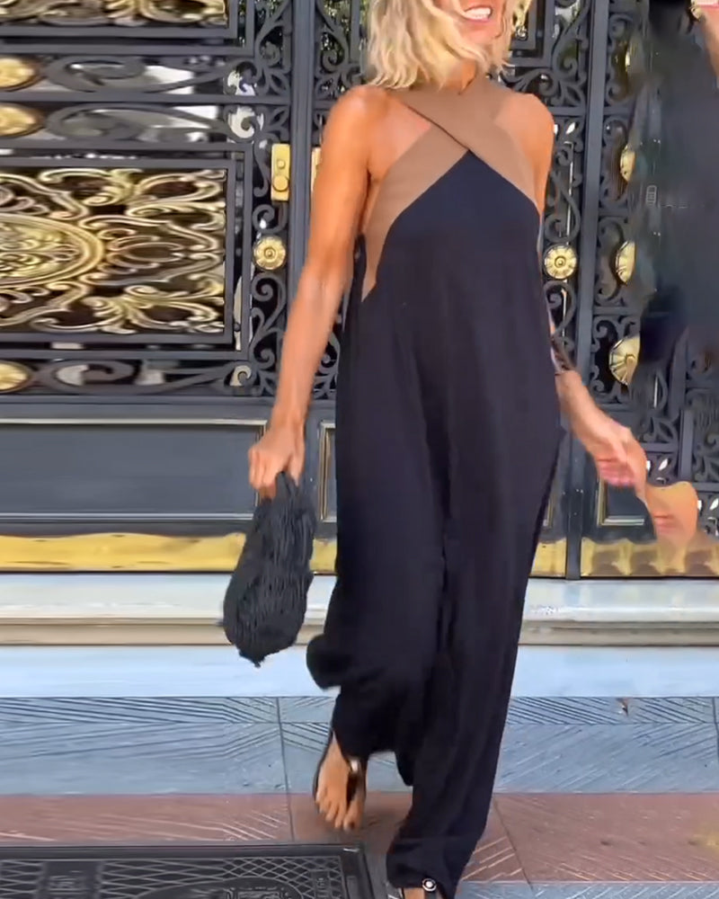 Angelica™ | Abito Maxi Elegante con Schiena Incrociata