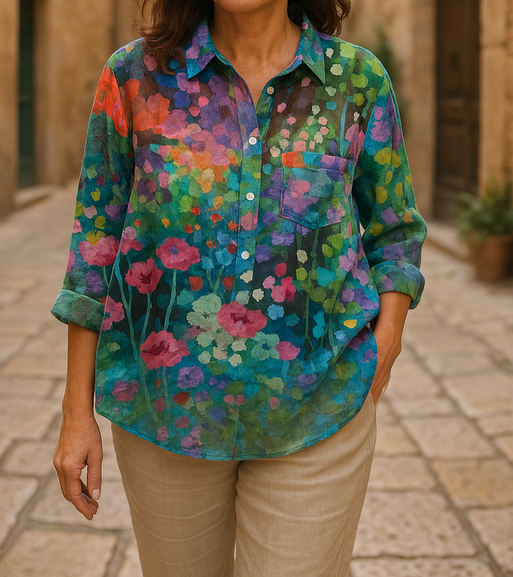 Maria™ | Blusa Casual a Fiori