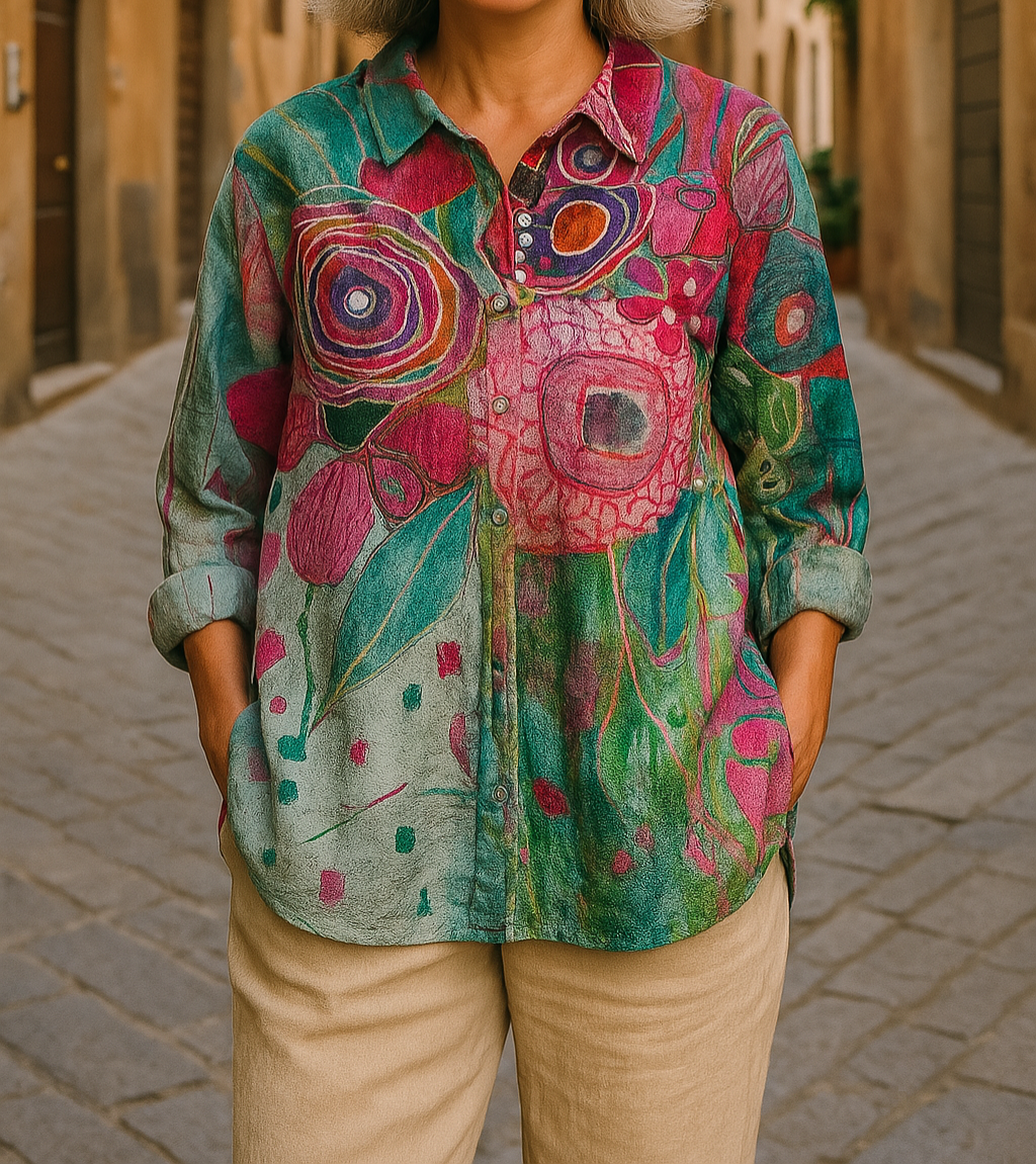 Maria™ | Blusa Casual a Fiori