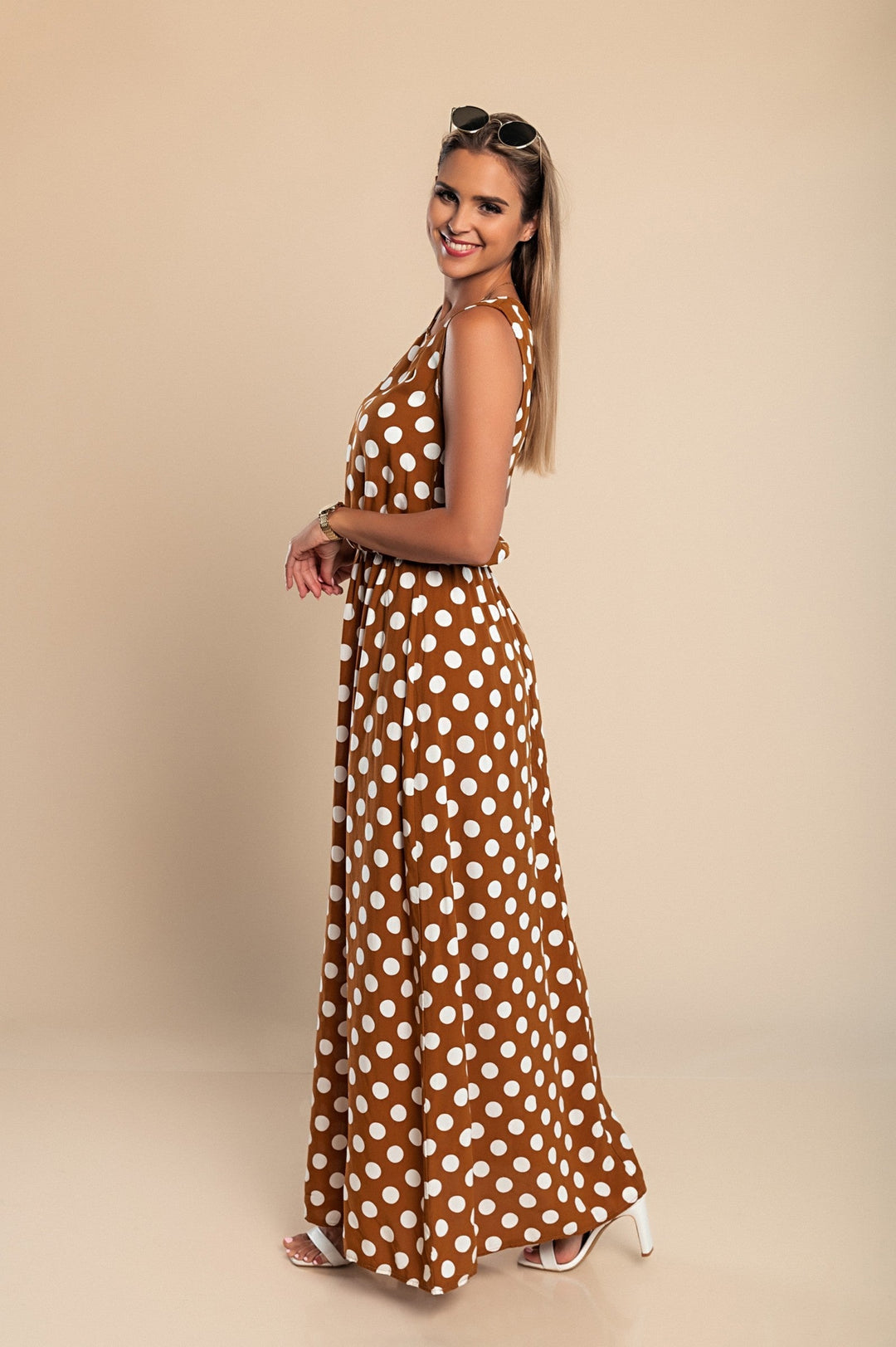 Ernesta™ | Abito Maxi a Pois Lina