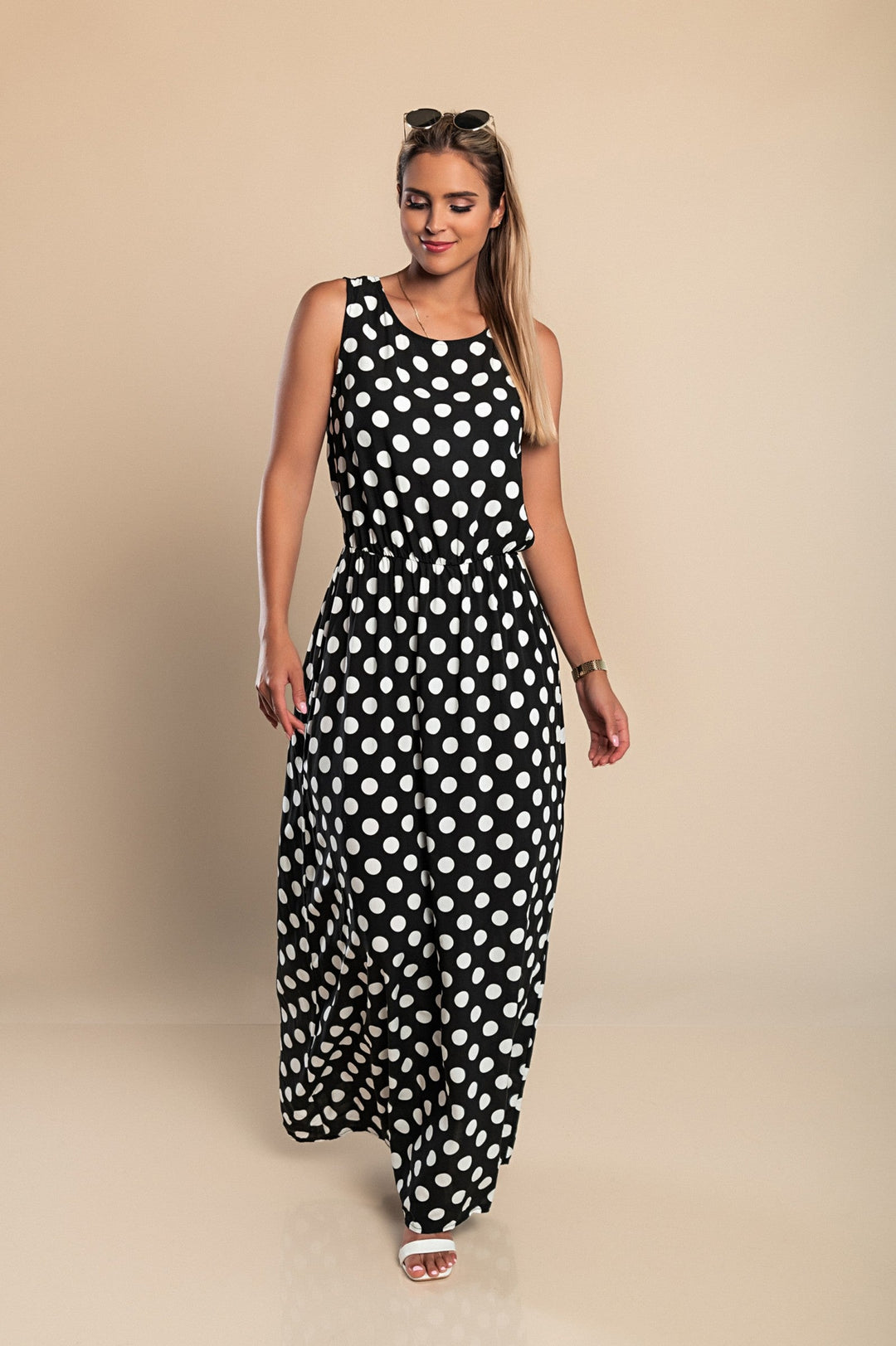 Ernesta™ | Abito Maxi a Pois Lina