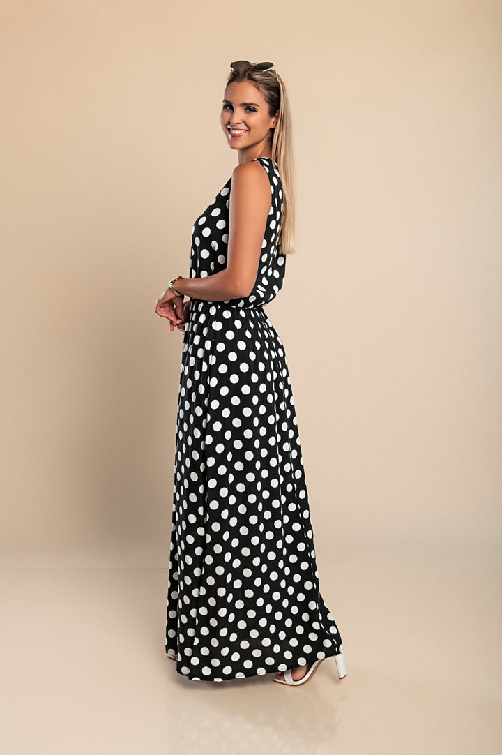 Ernesta™ | Abito Maxi a Pois Lina