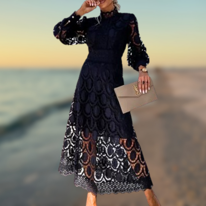 Samanta™ | Abito romantico effetto pizzo