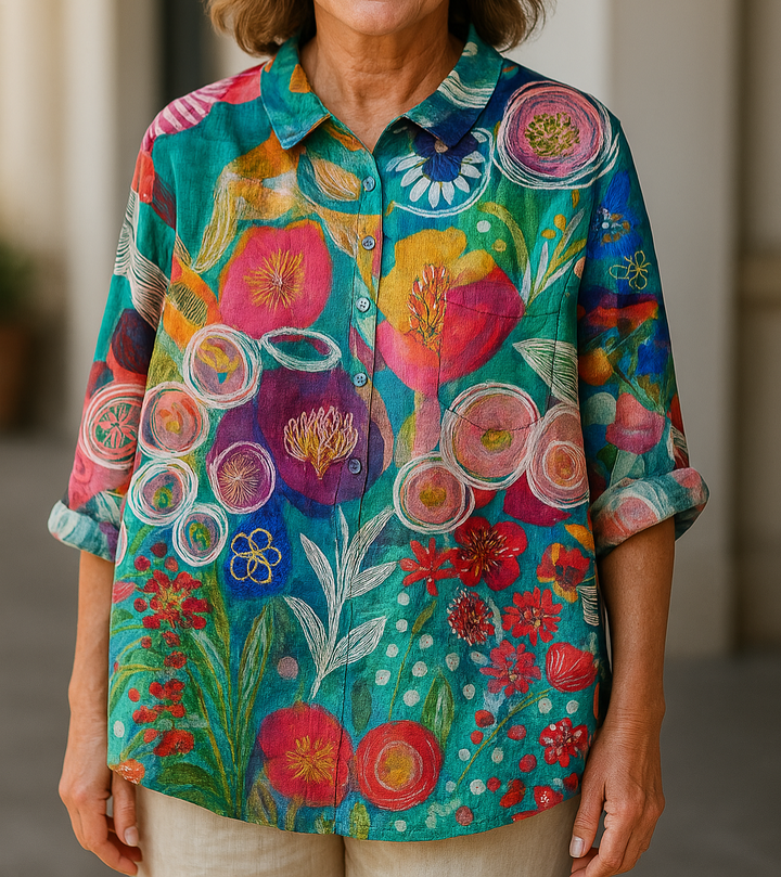 Maria™ | Blusa Casual a Fiori