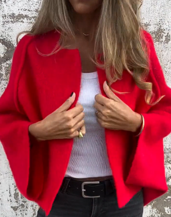 Isella™ | Cappotto in Maglia di Lusso
