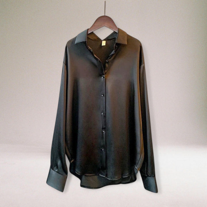 Viola™ - Blusa Elegante in Raso di Alta Qualità