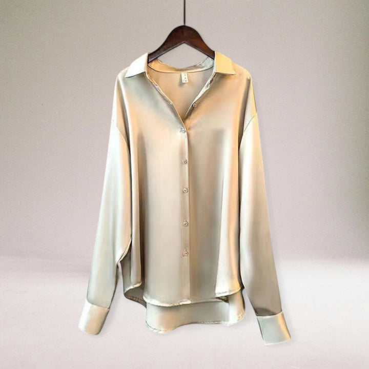 Viola™ - Blusa Elegante in Raso di Alta Qualità