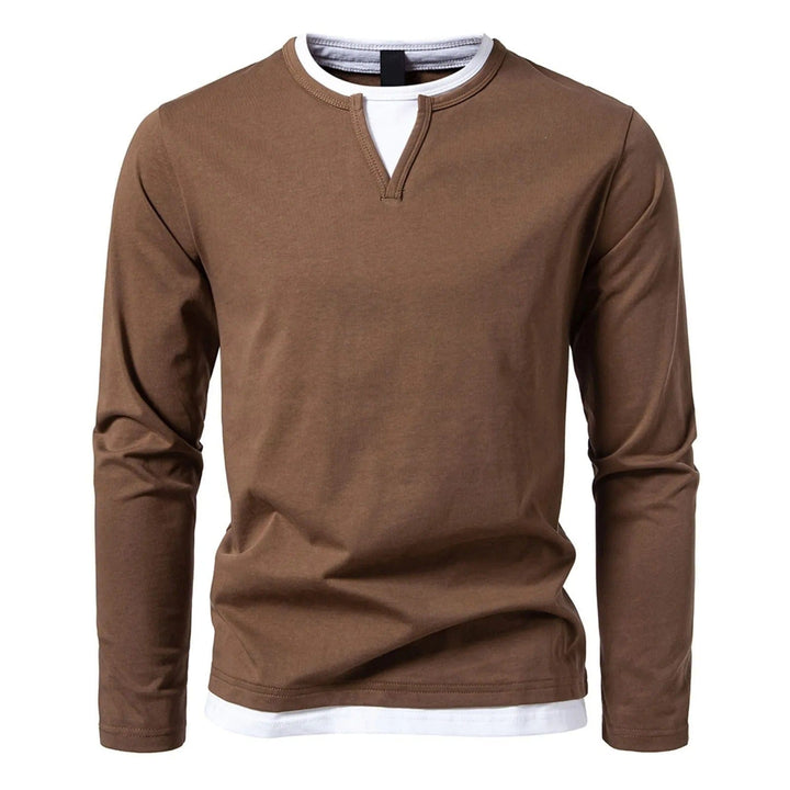 Fabrizio | Maglia Henley a manica lunga