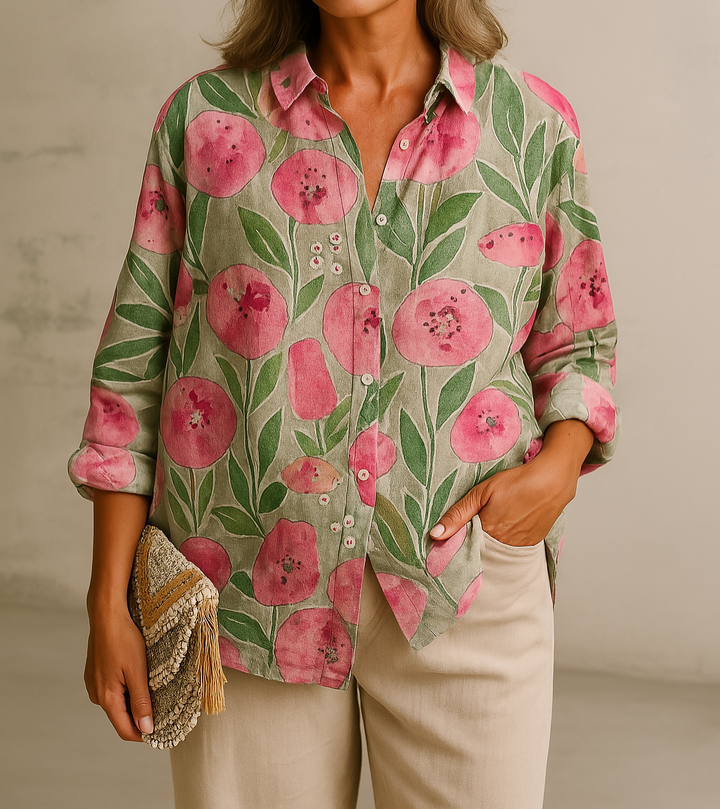 Maria™ | Blusa Casual a Fiori