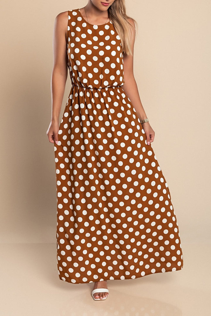 Ernesta™ | Abito Maxi a Pois Lina