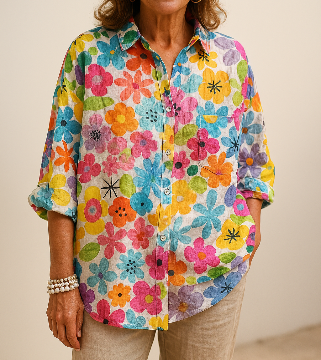 Maria™ | Blusa Casual a Fiori