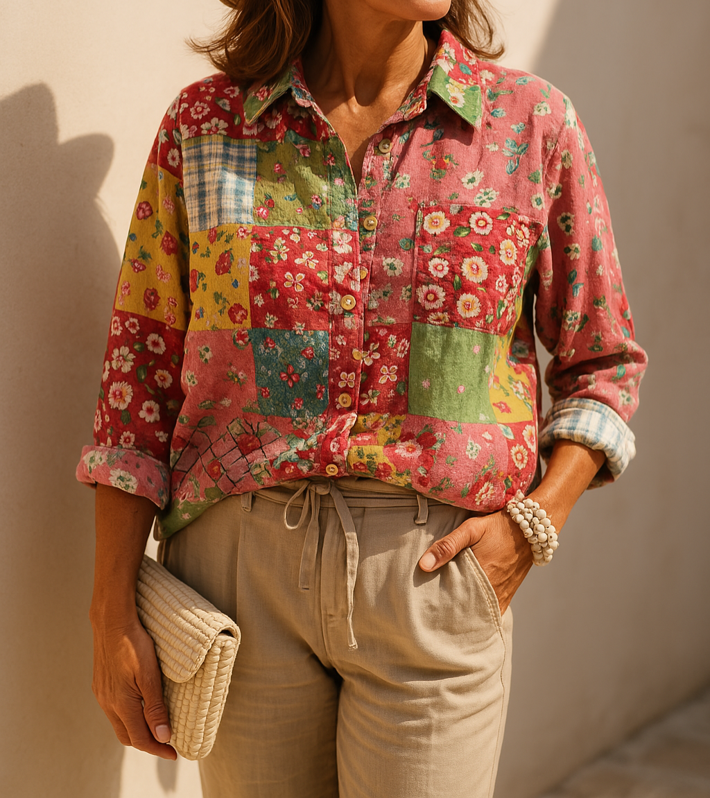 Maria™ | Blusa Casual a Fiori
