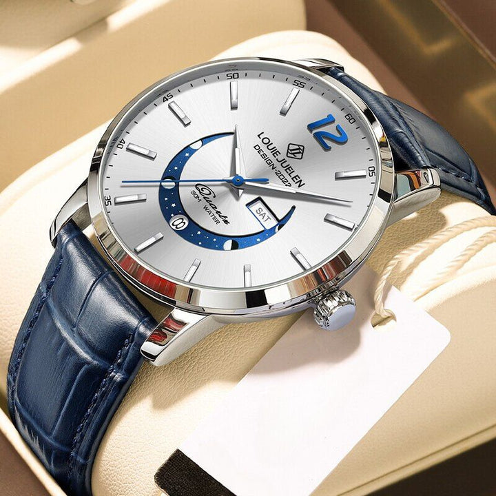 Elegante orologio con fase lunare