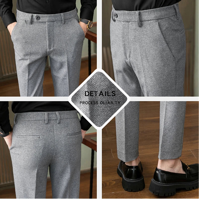 Sergio™ | Pantaloni in Lana Mottled per Uomo