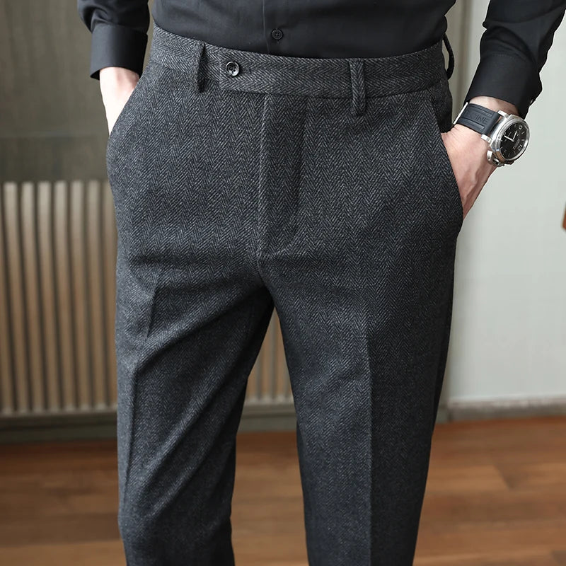 Sergio™ | Pantaloni in Lana Mottled per Uomo