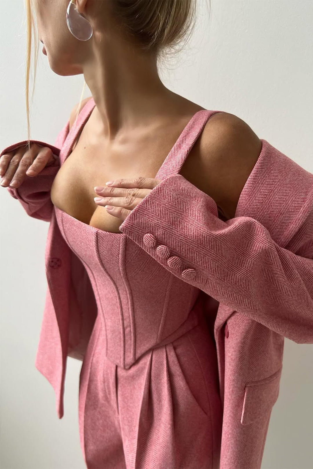 Lidia™ | Completo a tre pezzi con blazer doppiopetto