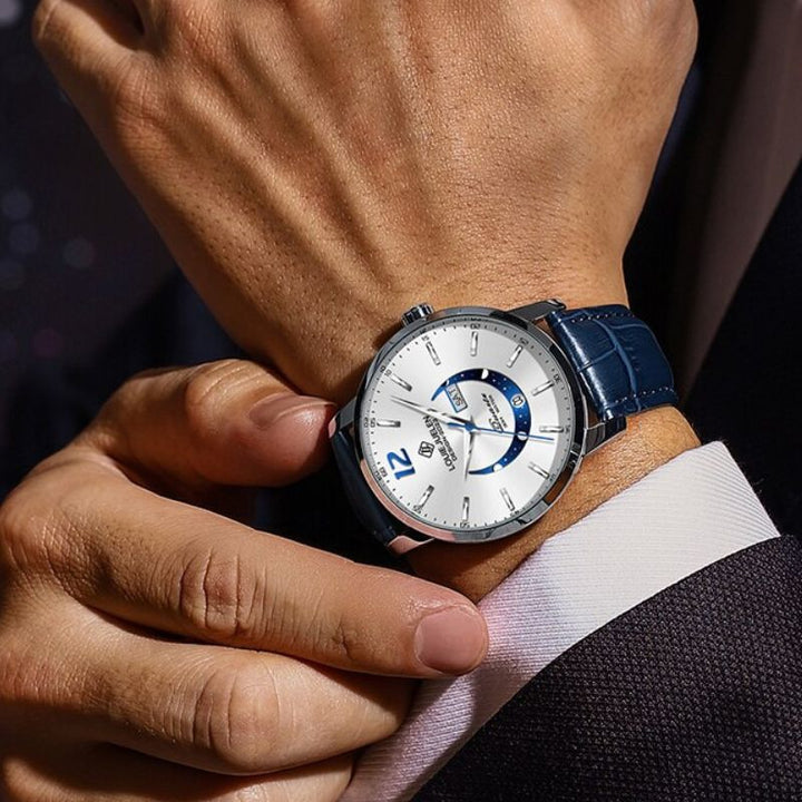 Elegante orologio con fase lunare