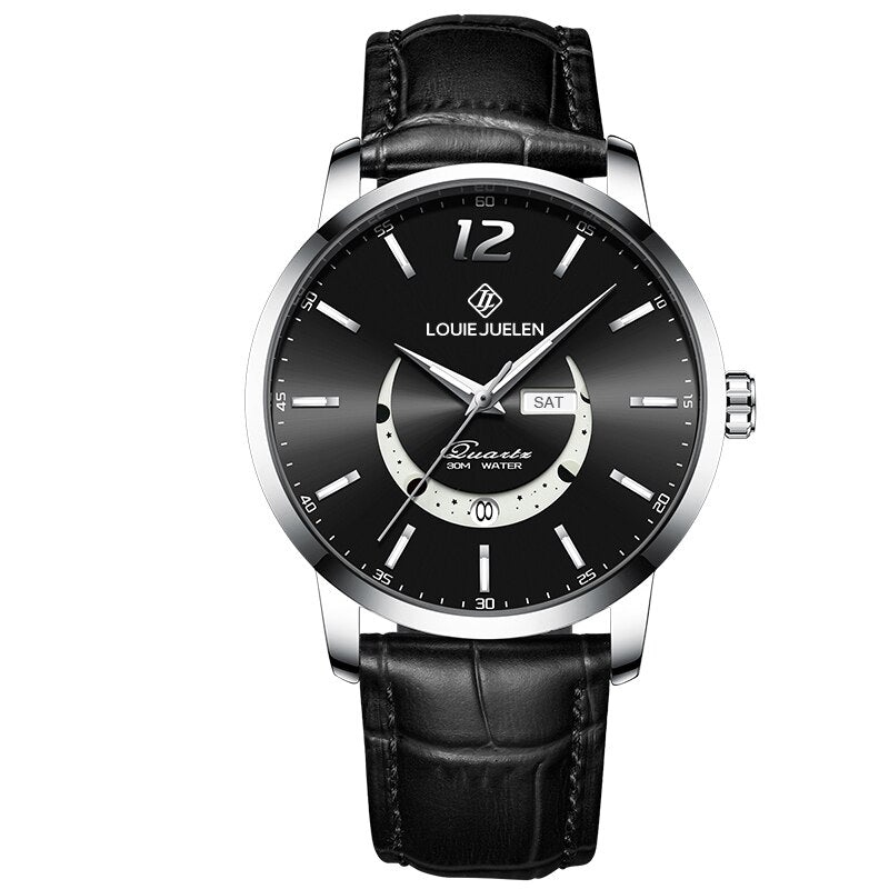 Elegante orologio con fase lunare