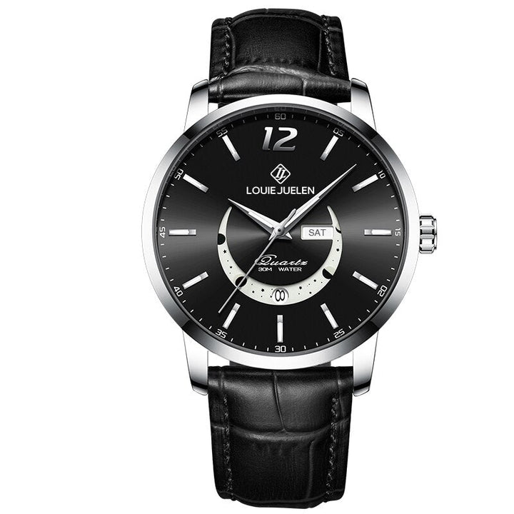 Elegante orologio con fase lunare
