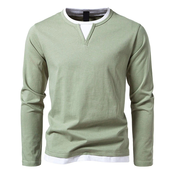 Fabrizio | Maglia Henley a manica lunga
