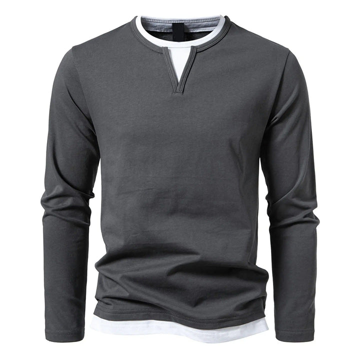 Fabrizio | Maglia Henley a manica lunga