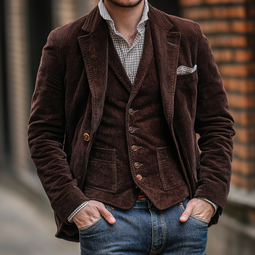 Adam™ | Blazer e Gilet Vintage