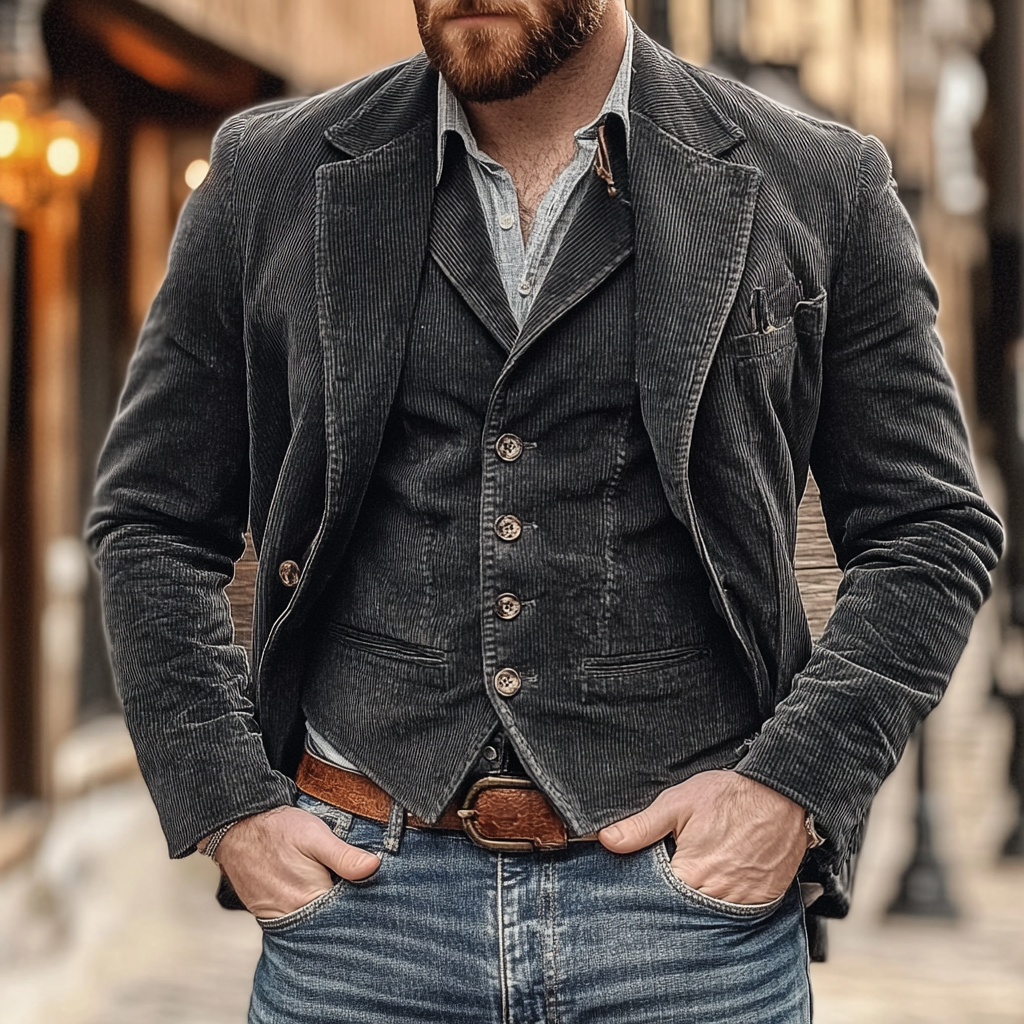 Adam™ | Blazer e Gilet Vintage